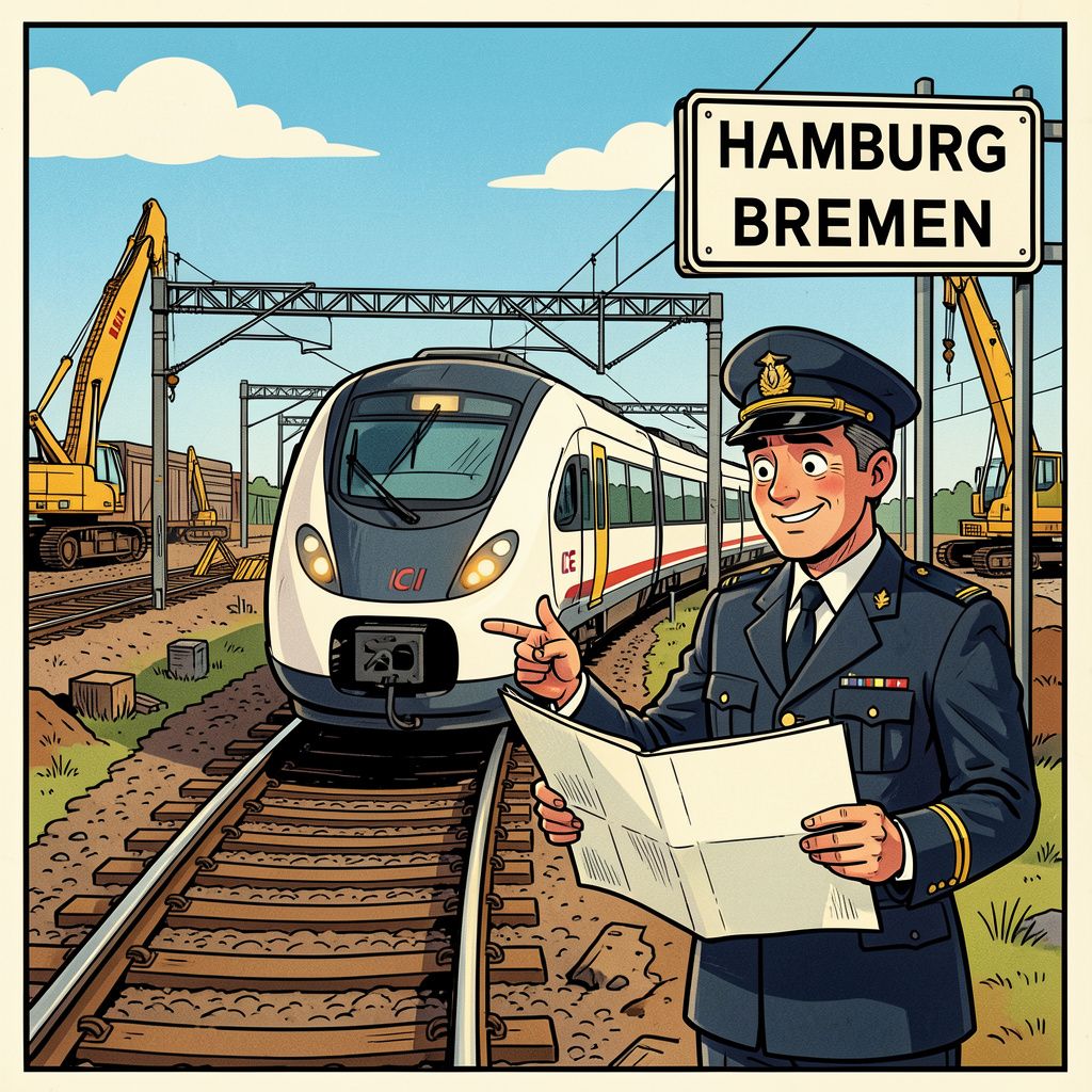 Spoorwerkzaamheden bezorgen reizigers onverwacht een rechtstreekse trein naar Hamburg