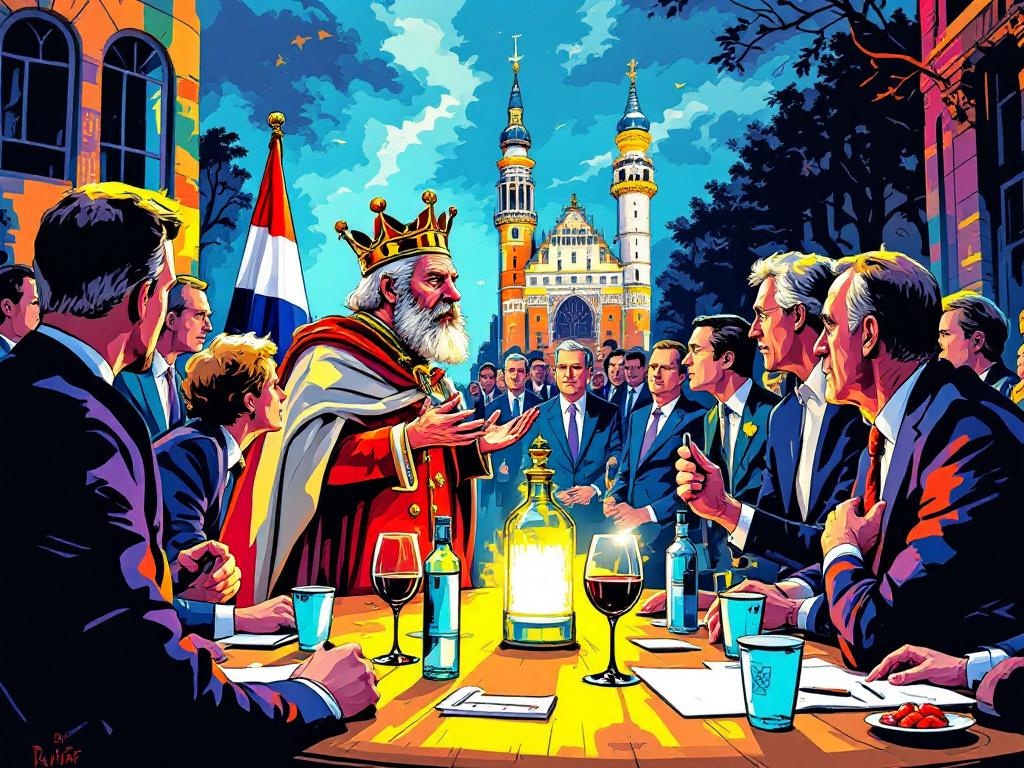 Koning breekt diplomatiek stilzwijgen: kritiek op kabinet tijdens jubileumcongres