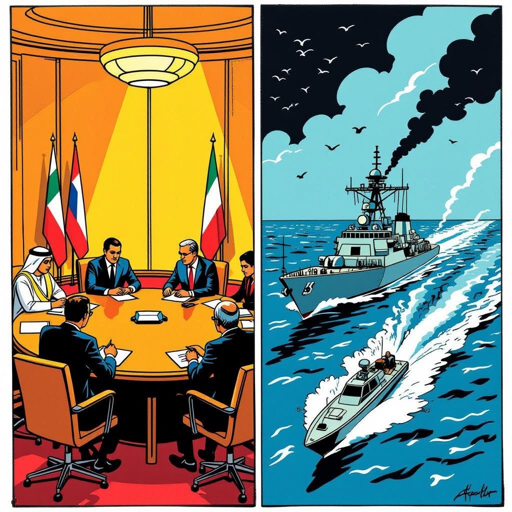 Amerika valt Iran aan terwijl vredesonderhandelaars in Doha aan tafel zitten