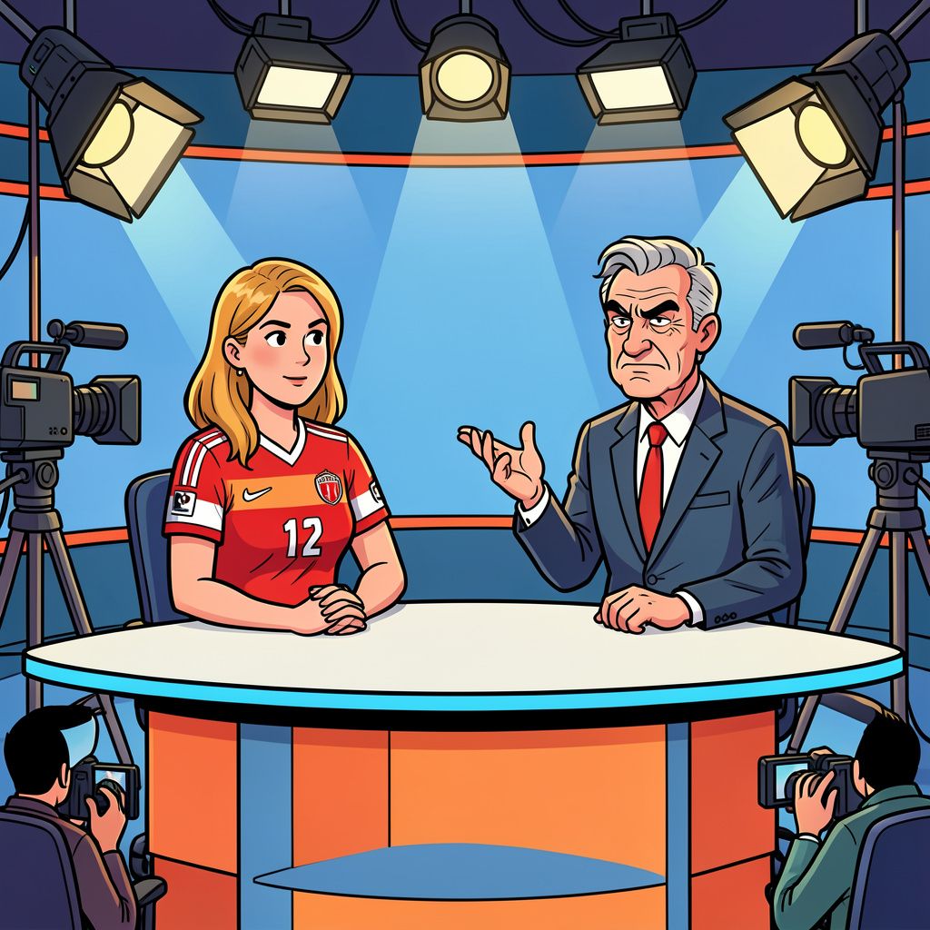 Handbalster Estavana Polman laat zich niet wegjagen door de mannen van Vandaag Inside.