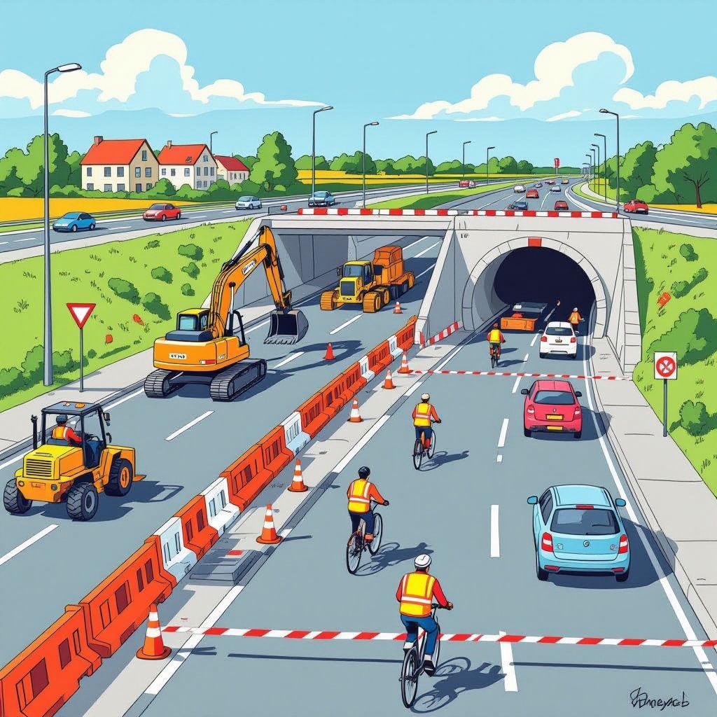 N247 bij Monnickendam gaat vandaag drie weken op slot voor grote verbouwing