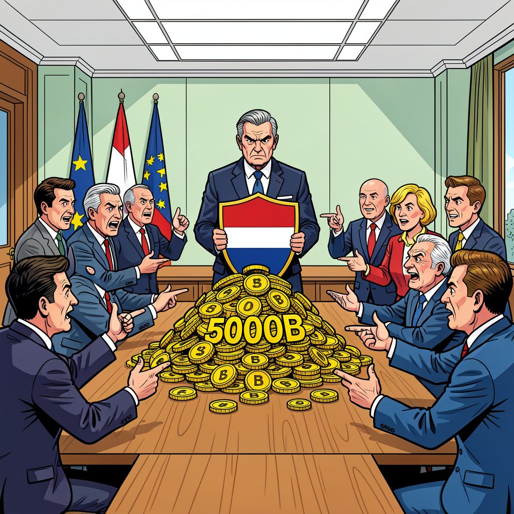 Zeventien EU-landen eisen honderden miljarden extra terwijl Nederland juist wil bezuinigen.
