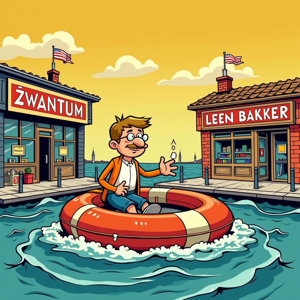 Duitse reddingsboei voor noodlijdende Kwantum en Leen Bakker