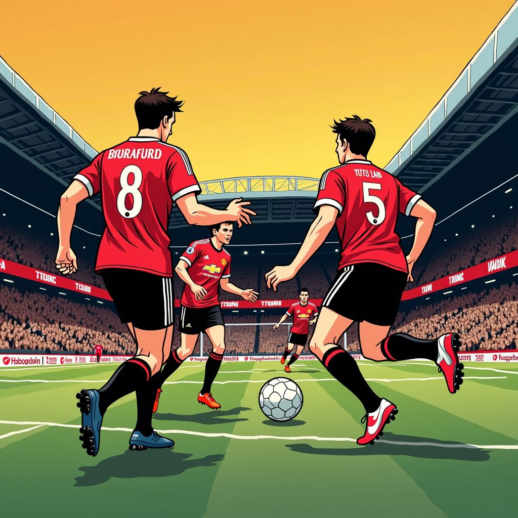 Manchester United gooit drie voorsprongen weg in achtdoelpunten spektakel tegen Bournemouth