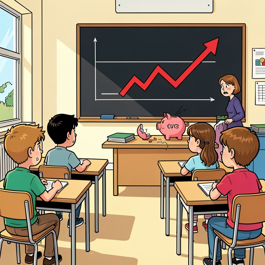 Veel Nederlandse basisscholen verliezen halverwege dit schooljaar plotseling tonnen aan onderwijsgeld.