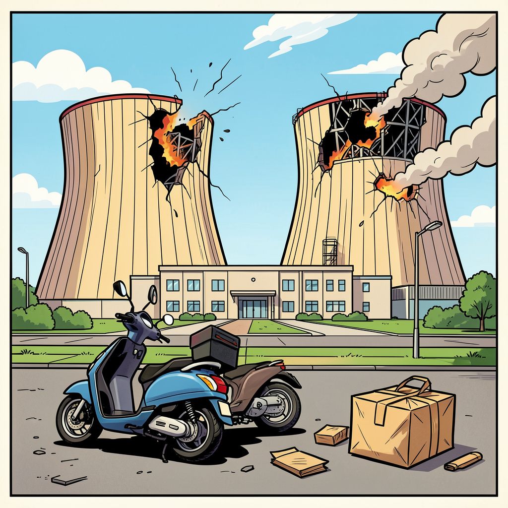 Een dodelijke droneaanval treft twee gebouwen van de kerncentrale in Zaporizjzja.