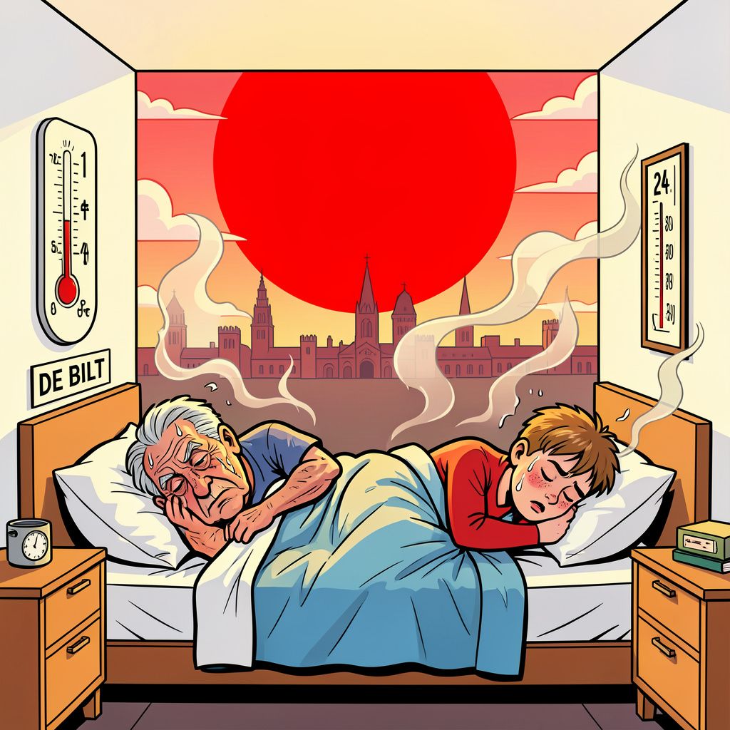 nederland slaapt straks in een oven: nacht blijft warmer dan 24 graden