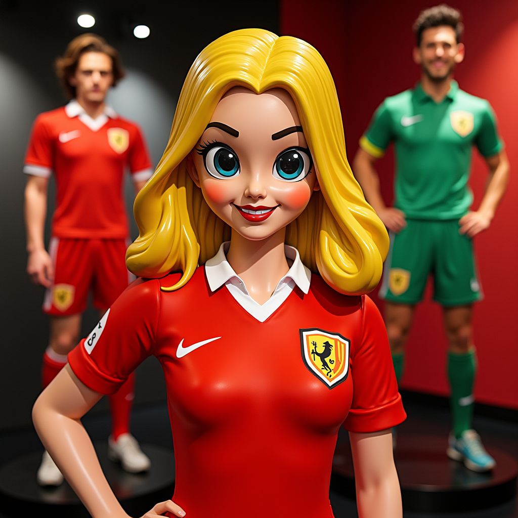 Femke Broeders-Bol staat nu naast Cruijff en Messi in Madame Tussauds Amsterdam