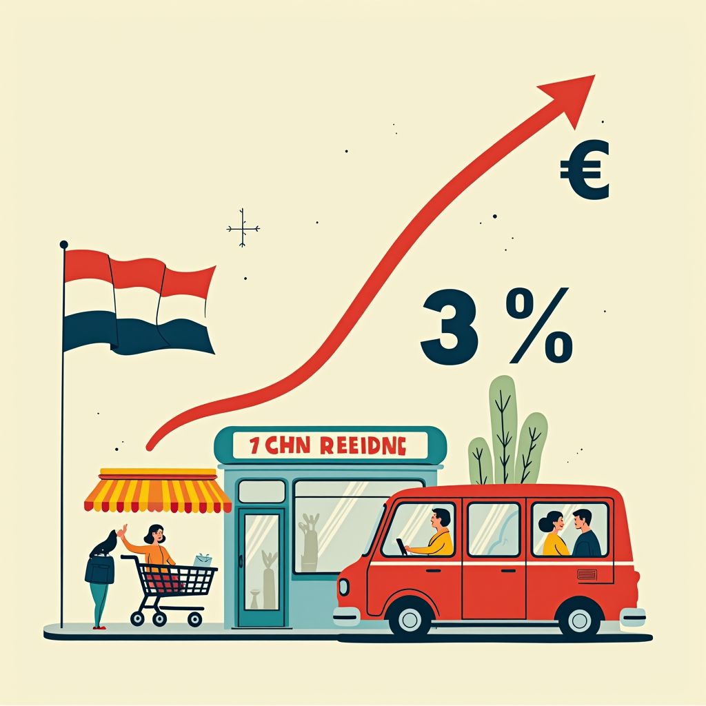 Nederlandse inflatie zakt eindelijk onder de 3 procent voor het eerst in maanden