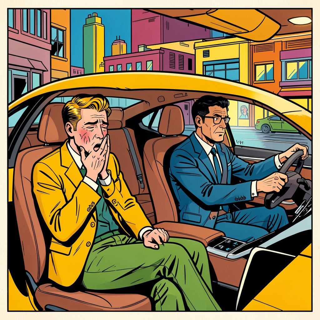 Tesla-taxi's maken passagiers wagenziek door stille elektrische motor