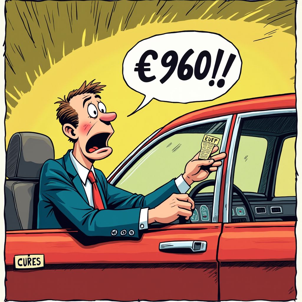 Een verkeersboete van 320 euro wordt automatisch 960 euro als je te laat betaalt