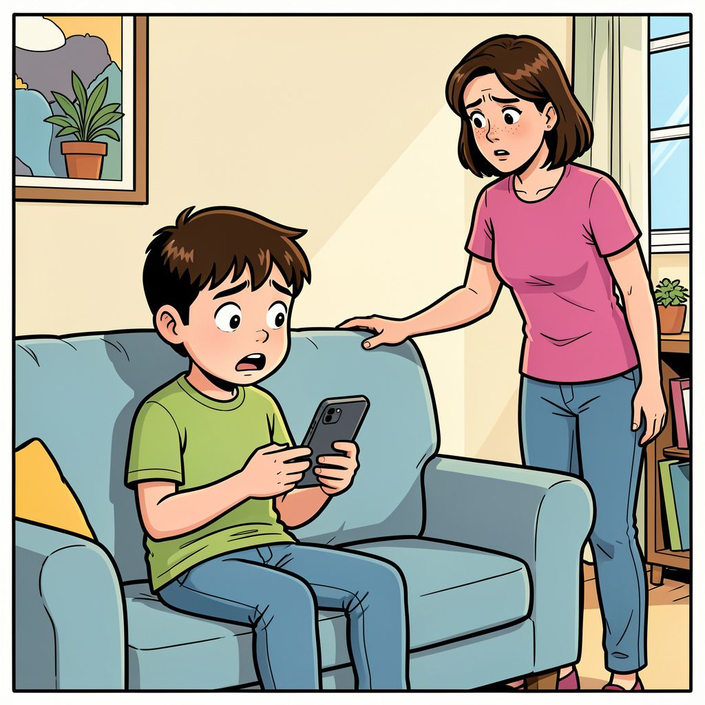 De helft van onze kinderen ziet enge dingen op hun smartphone en zwijgt daarover.