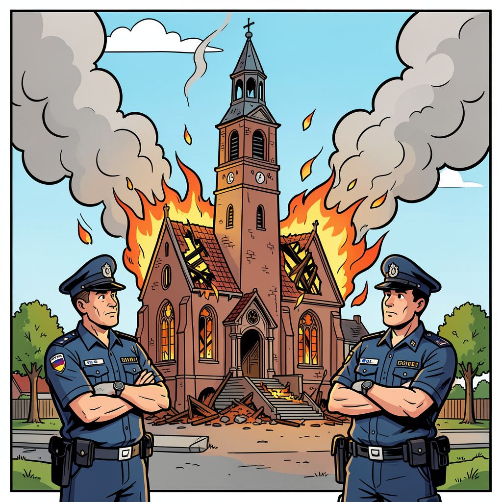 Het vuur wiste zijn eigen sporen uit: de oorzaak van de brand in de Vondelkerk blijft voor altijd een raadsel.