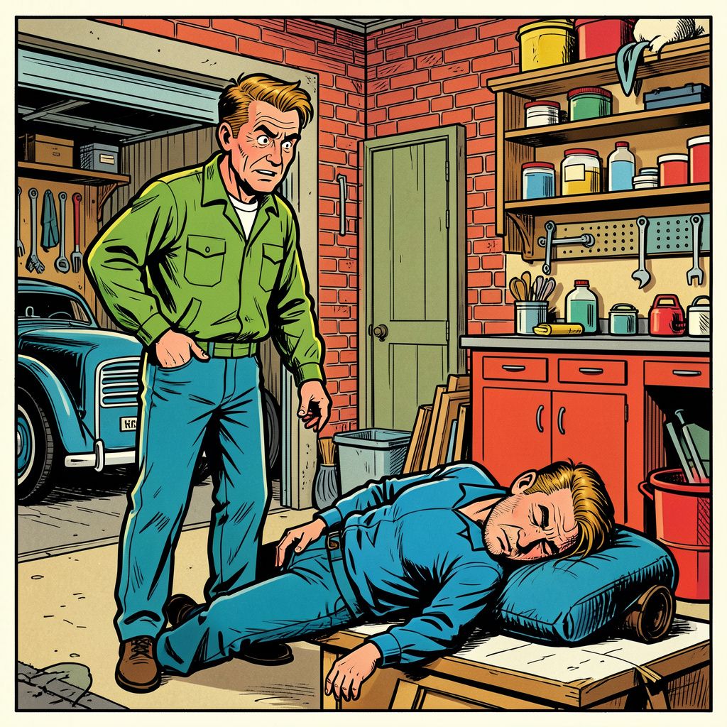 Een buurman vindt Hans Otten bewusteloos in zijn garage en een dag later is de bekende presentator dood