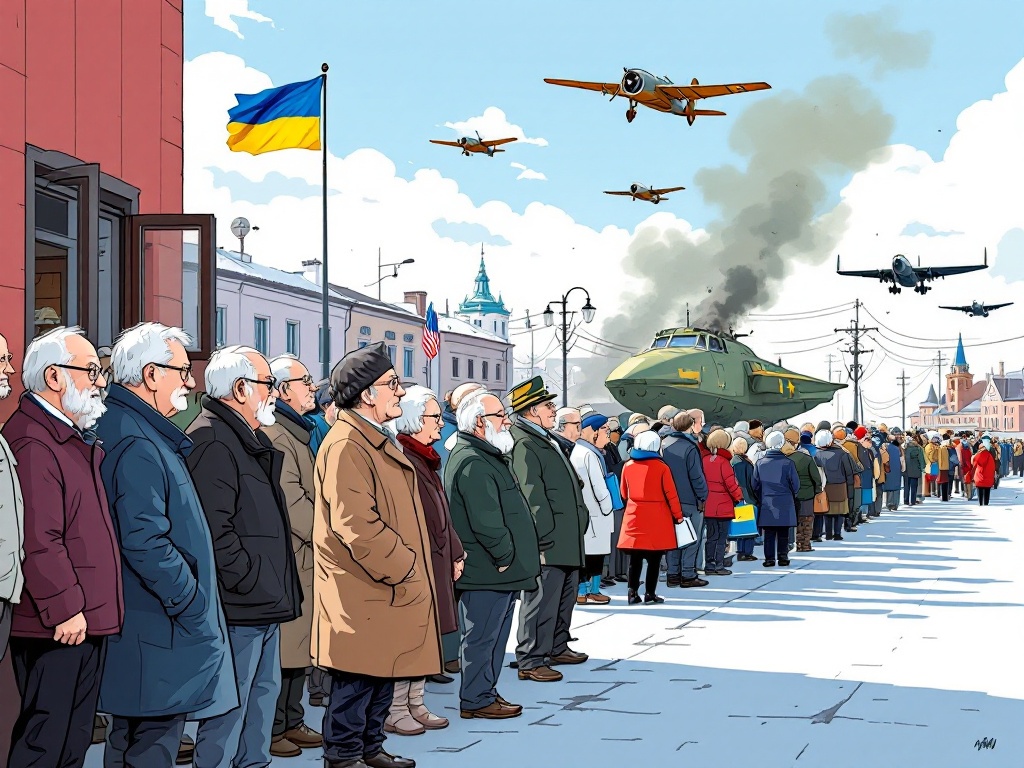 Dodelijke Russische Luchtaanval Doodt 21 Ouderen Tijdens Pensioenuitbetaling