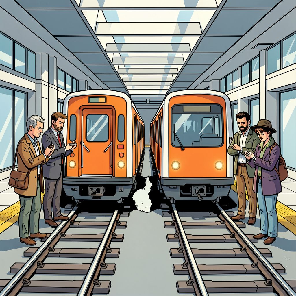 De Rotterdamse metro splitst zich in augustus tijdelijk in tweeën door groot onderhoud.