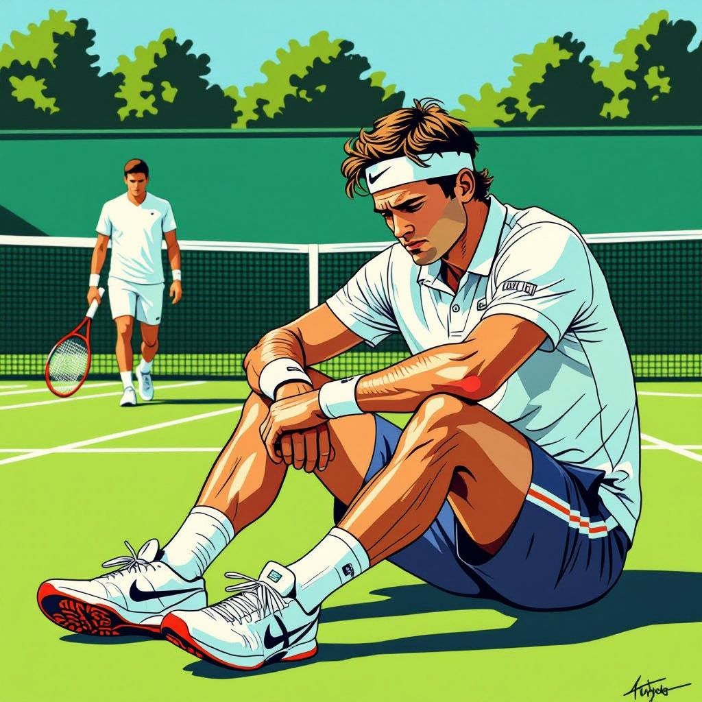 Tallon Griekspoor ligt na een dramatische partij al direct uit Wimbledon.
