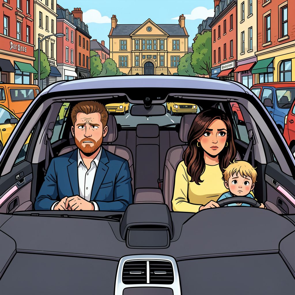 Prins Harry en Meghan halen hun kinderen na twee dagen alweer van hun nieuwe Britse school.