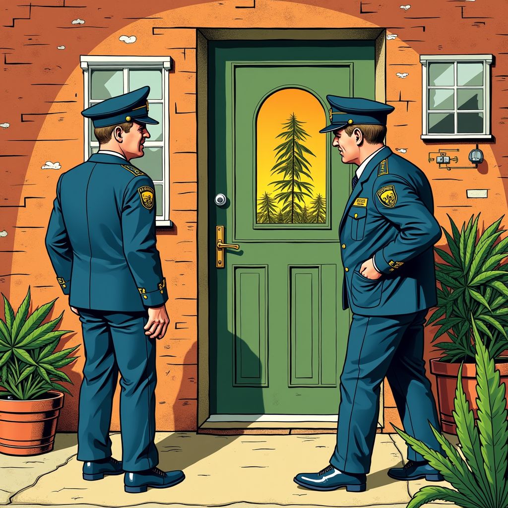 Politie vindt 190 hennepplanten in gewone woning aan de Lageweg in Blokker