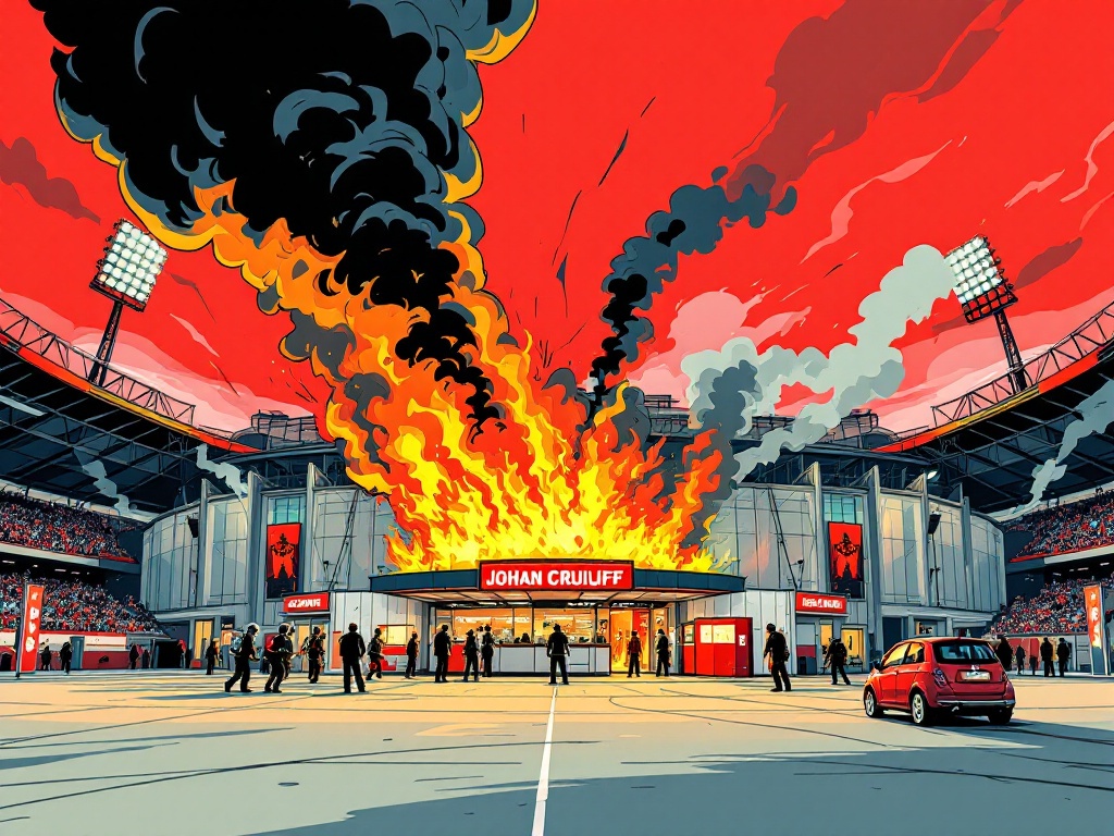 Snelle actie redt Johan Cruijff Arena: Brand in voetbalstadion snel geblust