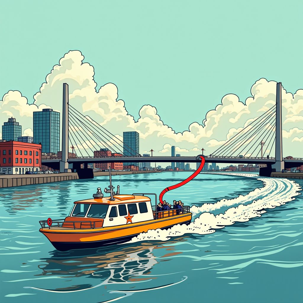 Rotterdamse haven krijgt laserguns om racende watertaxi's bij Erasmusbrug aan te pakken