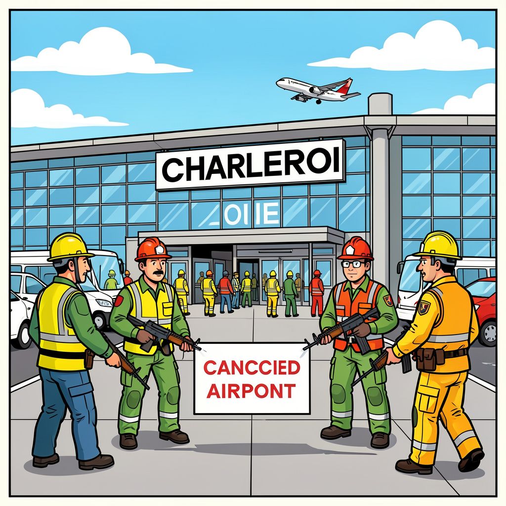 Charleroi Airport sluit op 12 mei volledig: alle vluchten geannuleerd door landelijke staking