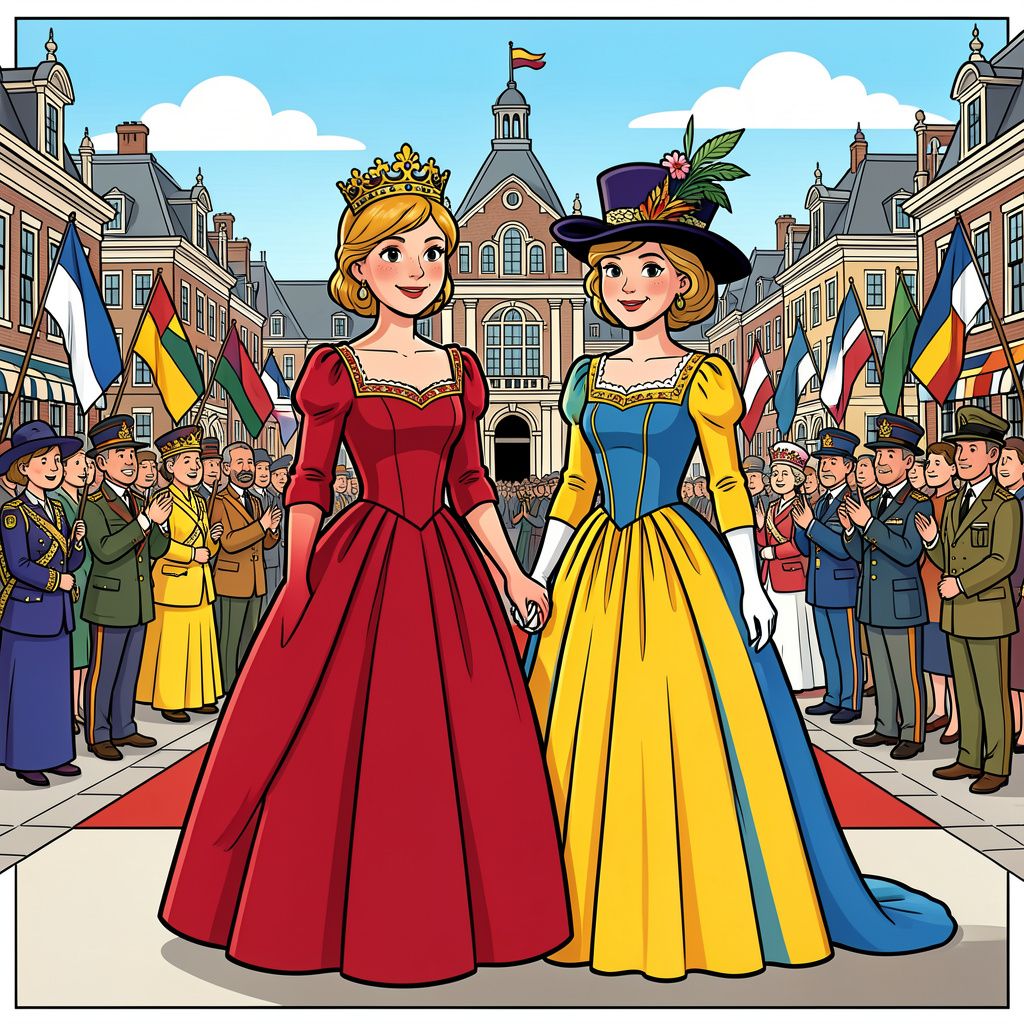 Prinses Ariane steelt de show op Prinsjesdag in een oude jurk van haar moeder.