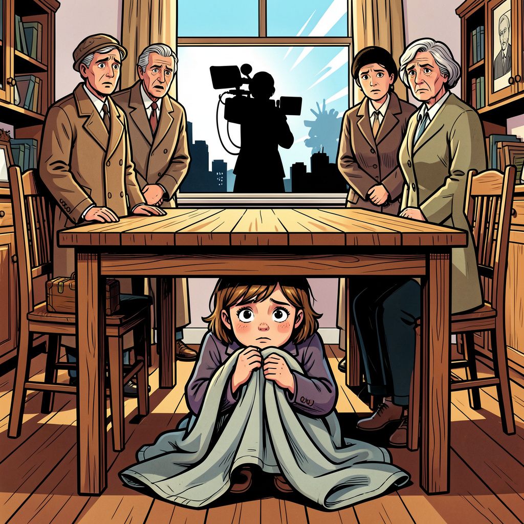 Marga van Praag kruipt als kind onder de tafel uit angst voor terugkeer van de Duitsers