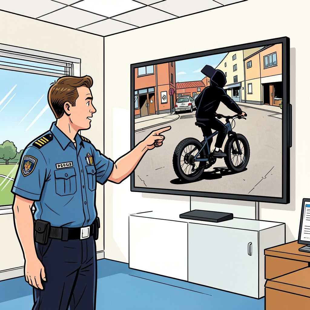 De politie toont beelden van de tiener die vorig jaar een dertienjarige jongen hardhandig van zijn fatbike beroofde in Diemen.