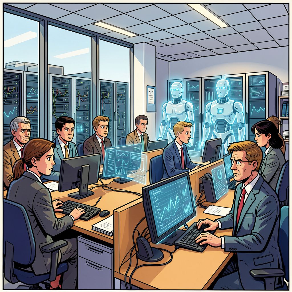 Het kabinet schrapt 25.000 banen en hoopt dat kunstmatige intelligentie het werk overneemt.