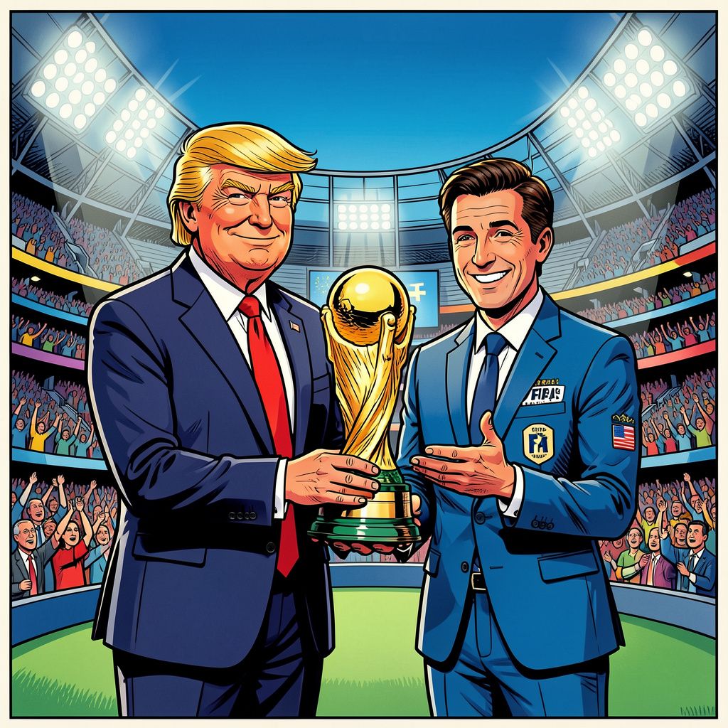 trump overhandigt straks de wk-trofee – en dat zorgt nu al voor ophef