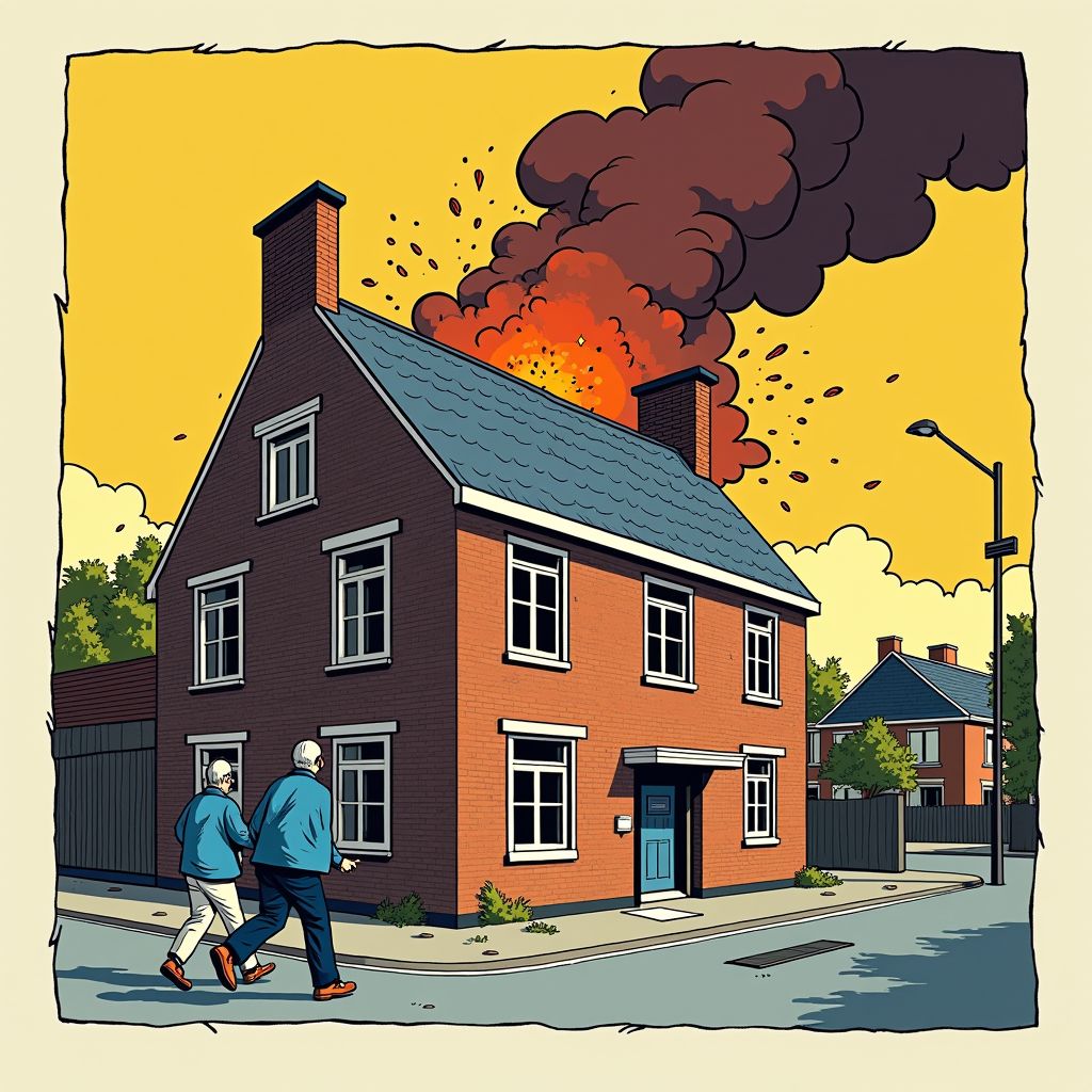 Explosie blaast ramen en kozijnen uit Rotterdamse woning terwijl twee verdachten wegrennen