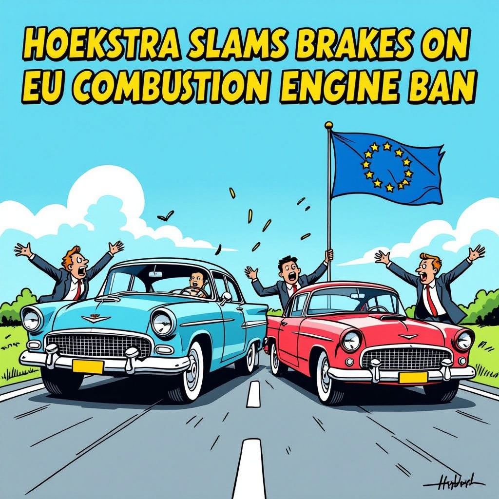 Hoekstra trapt op de rem en wil verbrandingsmotor redden van EU-verbod in 2035