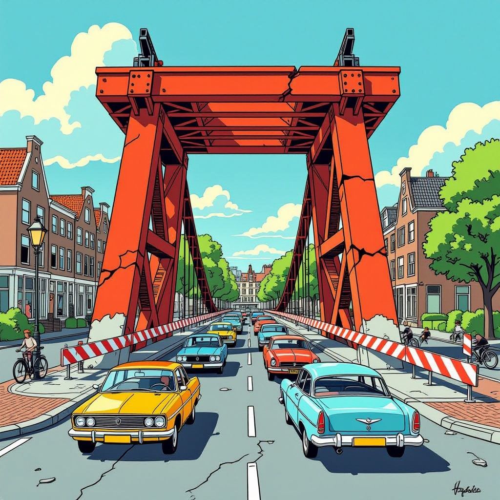 Nederland dreigt vast te lopen: 66,5 miljard euro nodig om bruggen en wegen te redden