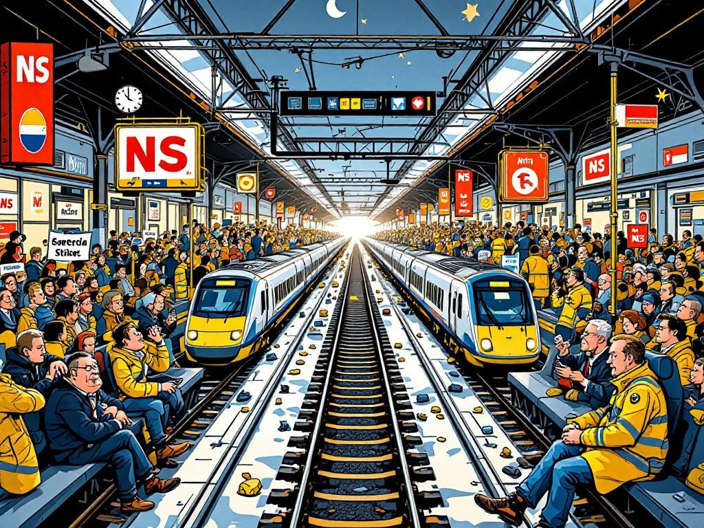 Treinreis ontwricht: Grote NS-staking verlamt noordelijk en oostelijk Nederland
