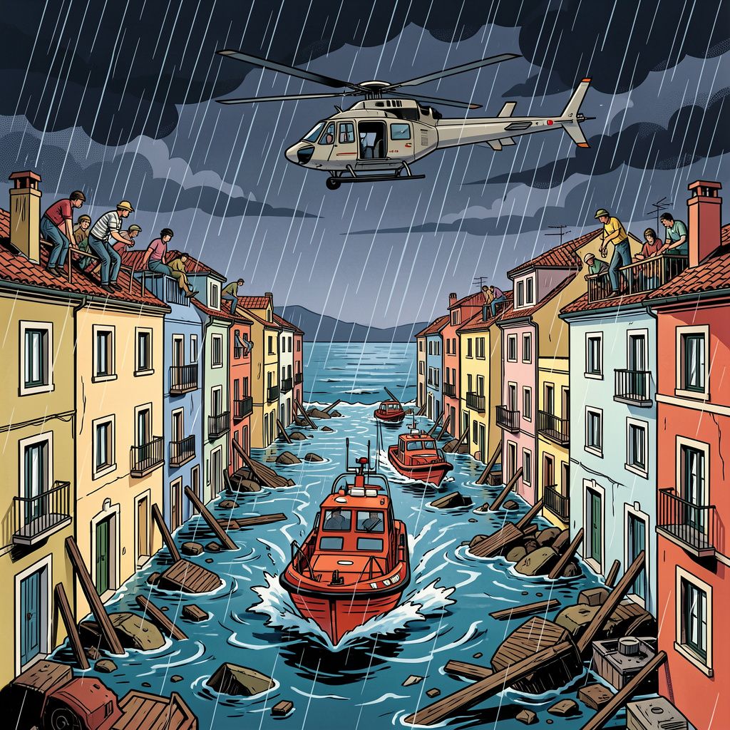 Hevige storm en extreem watergeweld eisen minstens vier levens aan de Spaanse oostkust.