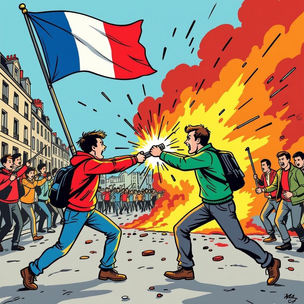 Franse regering wijst extreemlinks aan als dader na dodelijke mishandeling van 23-jarige student in Lyon