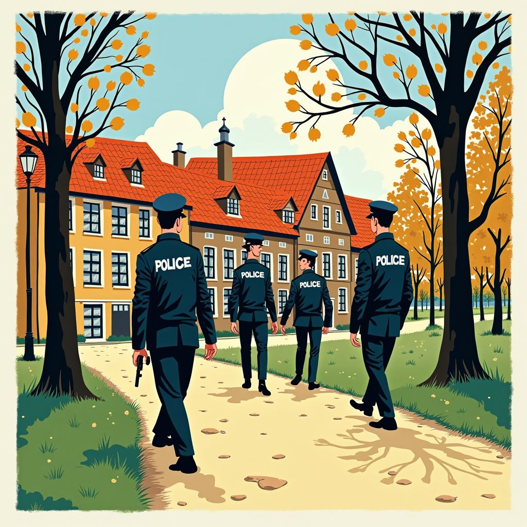 Politie zoekt vandaag opnieuw naar moordwapen in park waar twee Syrische tieners willekeurig werden doodgeschoten.