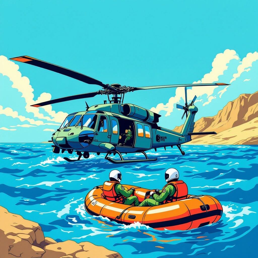 Amerikaanse Apache-helikopter neergestort bij Straat van Hormuz: bemanning gered, oorzaak onduidelijk