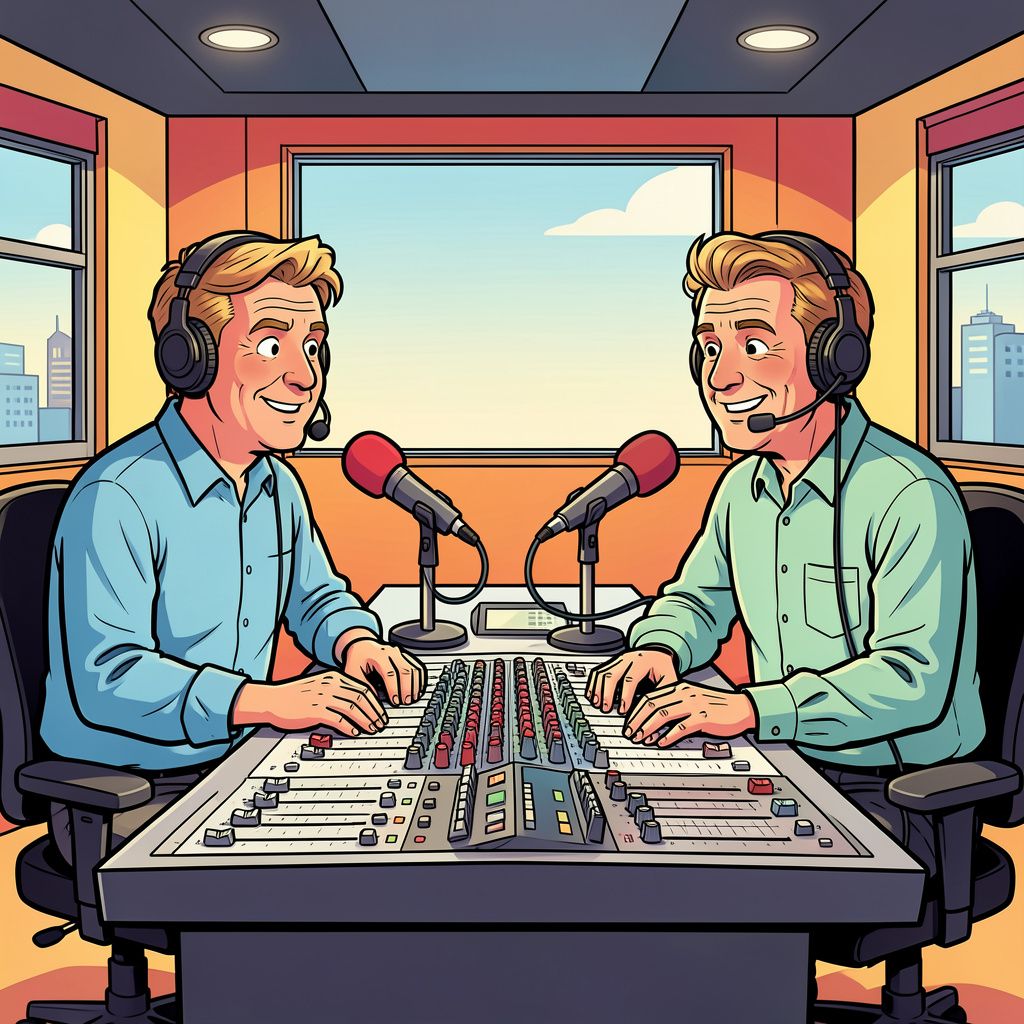Daniël Lippens en Roelof de Vries worden de nieuwe, vroege wekkers van NPO Radio 2.