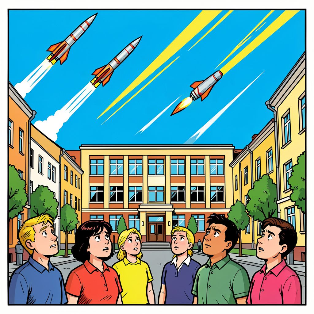 Kyiv start het nieuwe schooljaar onder een regen van Russische raketten.