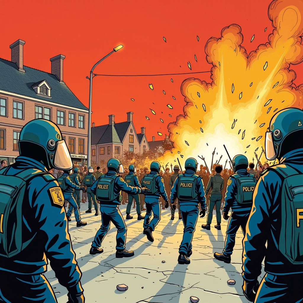 Mobiele eenheid moet ingrijpen als protesten tegen azc in Molenlanden escaleren tot geweld