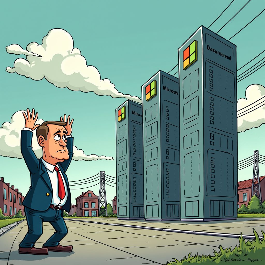 Microsoft bouwt stiekem megadatacenter in Amsterdam ondanks landelijk verbod