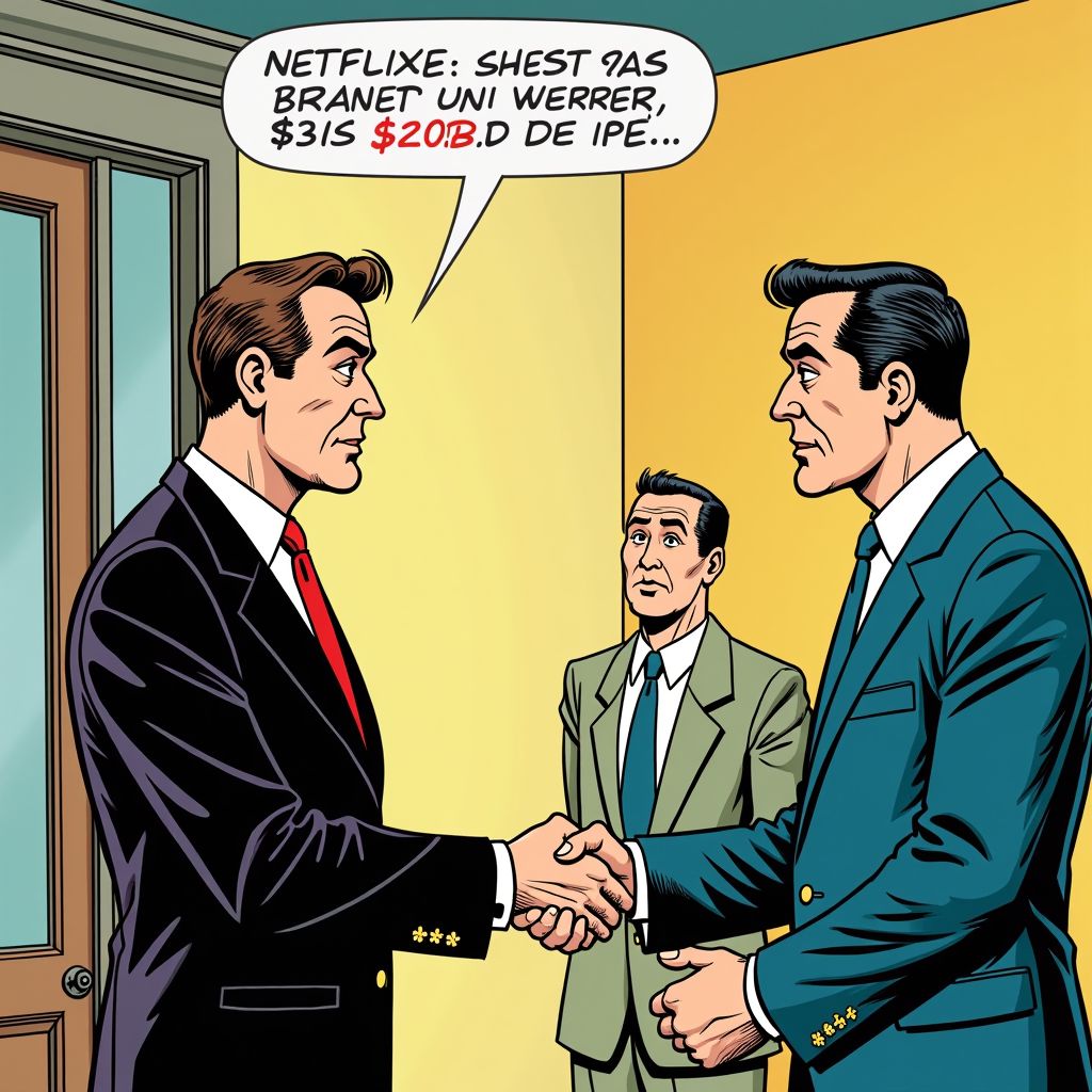 Netflix gooit 83 miljard dollar contant geld op tafel om Warner Bros te veroveren