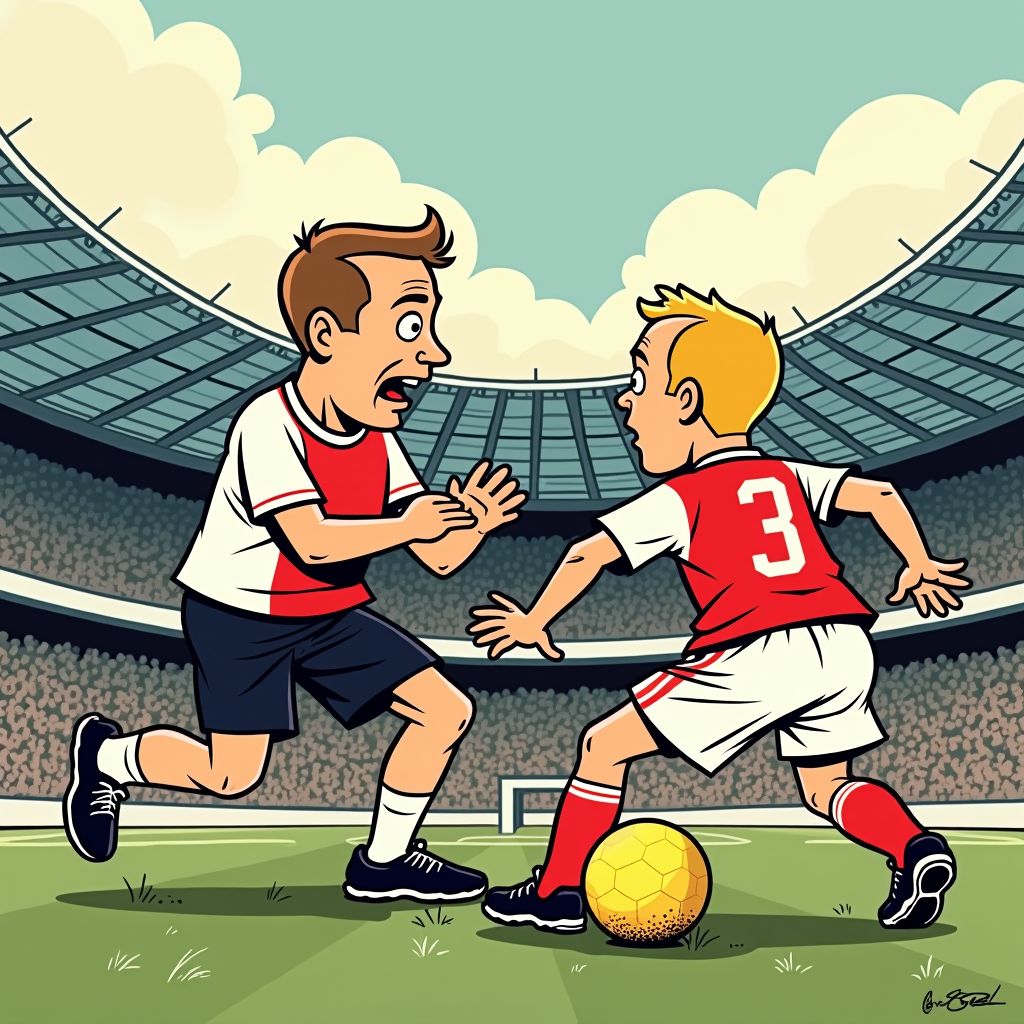 Jordi Cruijff toont direct zijn autoriteit bij Ajax en zet trainer op straat