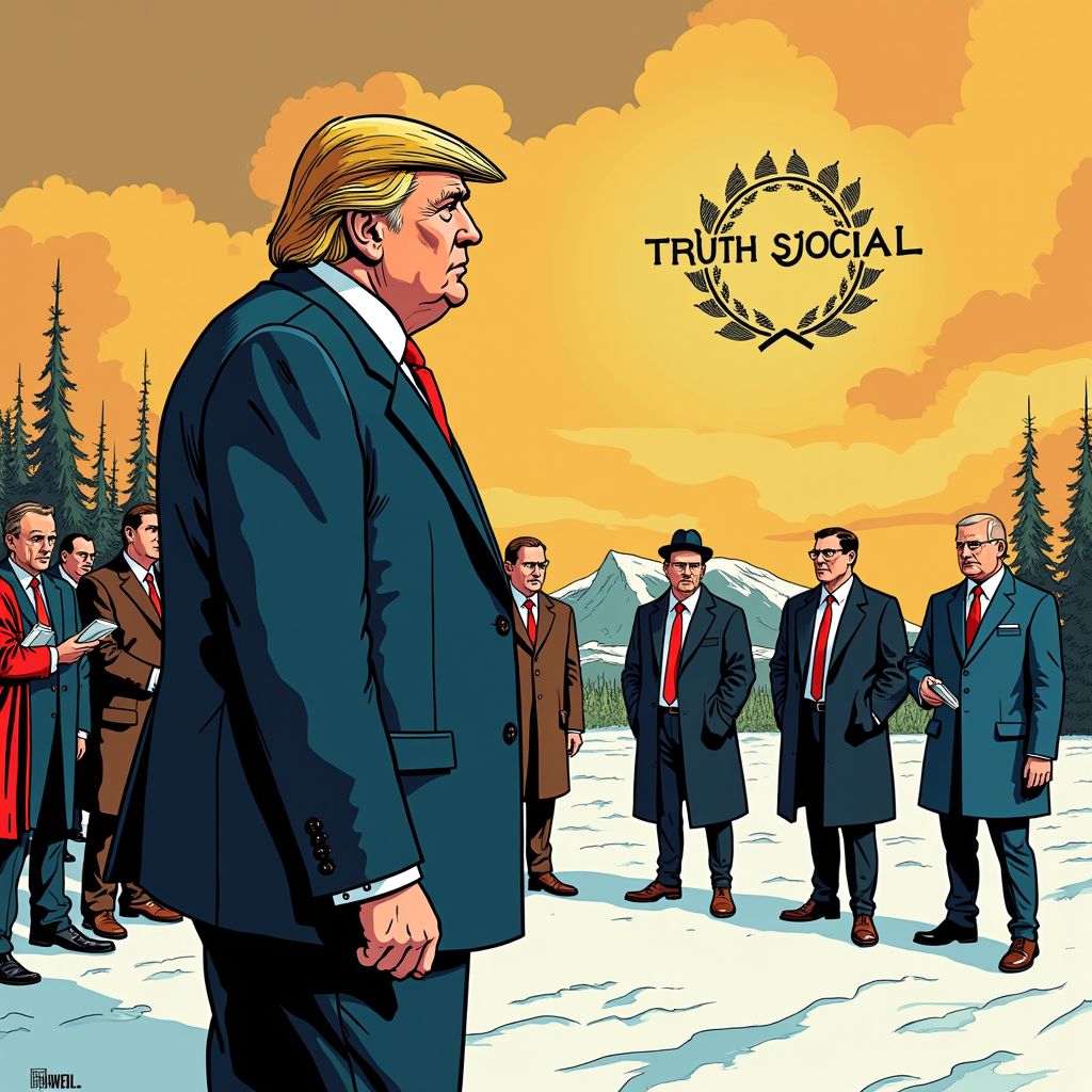 Trump noemt NAVO en VN gevaarlijke culten terwijl hij in Davos arriveert