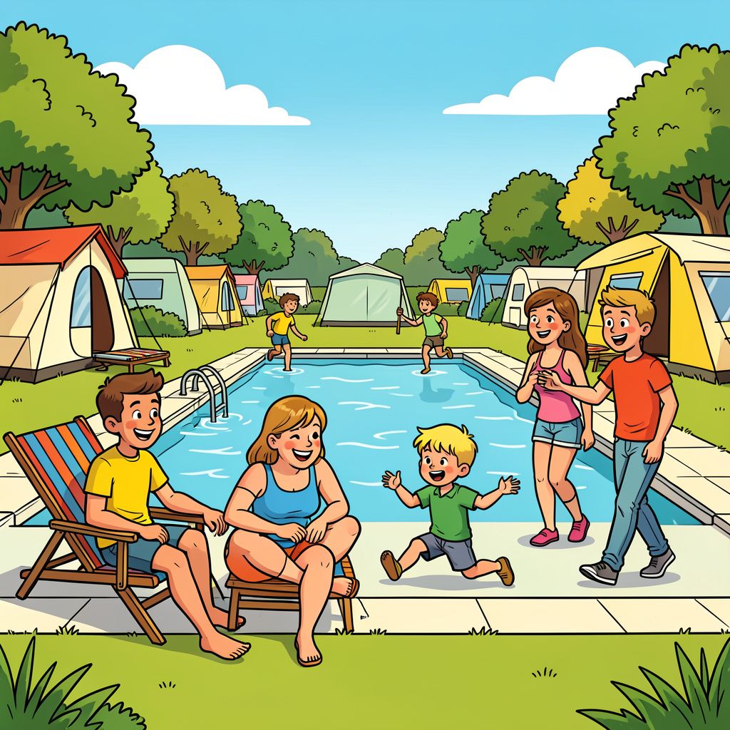 De familie Spanbroek overwint de heftige heimwee op hun Franse camping.