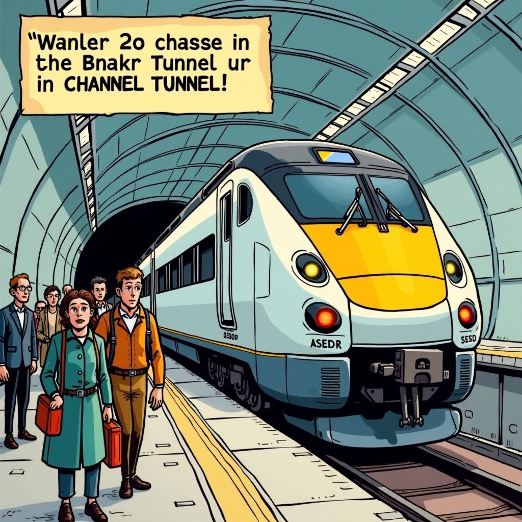 Duizenden reizigers zitten vast door complete stroomuitval in kanaaltunnel