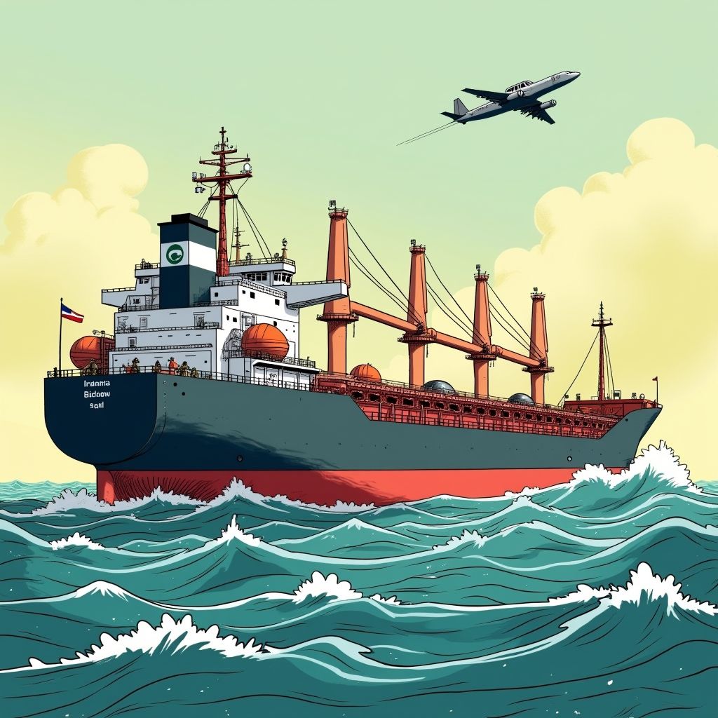 Iran valt olietanker aan voor de kust van Dubai en dreigt olielekkage