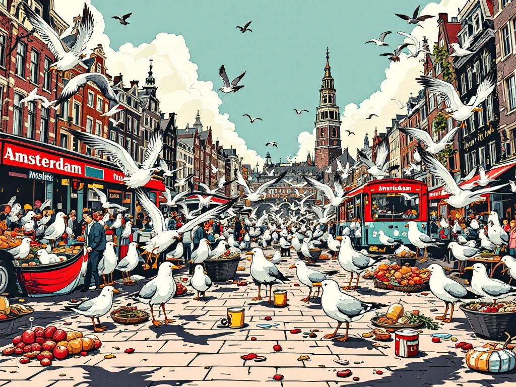 Meeuwen Veroveren Amsterdam: De Brutale Stadsinvasie die Niemand Zag Aankomen